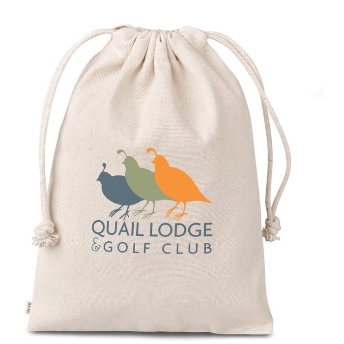 Okiyo Chikara Midi Cotton Drawstring Pouch - Image 1