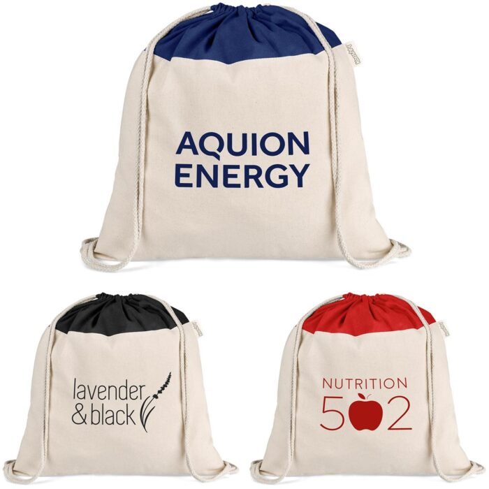 Kooshty Dominica Jumbo Cotton Drawstring Bag - Image 1