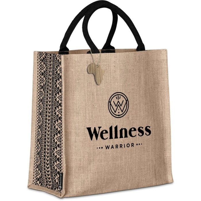 Andy Cartwright Symmetry Jute Tote - Image 1