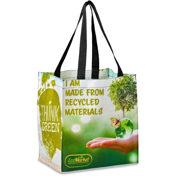 Hoppla Gateway Recycled PET Stitch-Bond Shopper - Image 1