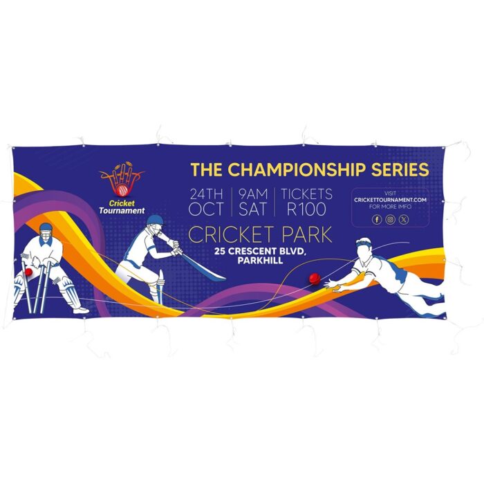 Sublimated Display Fabric Banner 3m x 1.2m - Image 1
