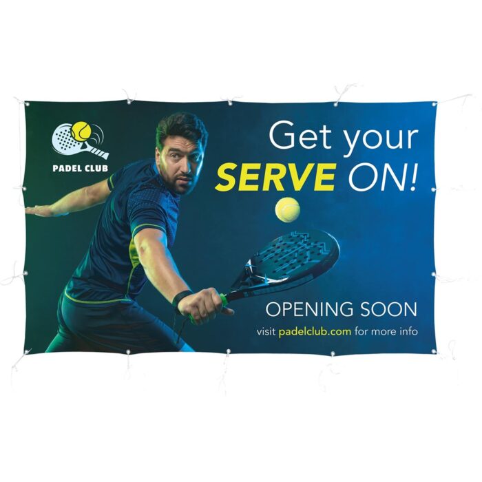 Sublimated Display Fabric Banner 2.45m x 1.5m - Image 1