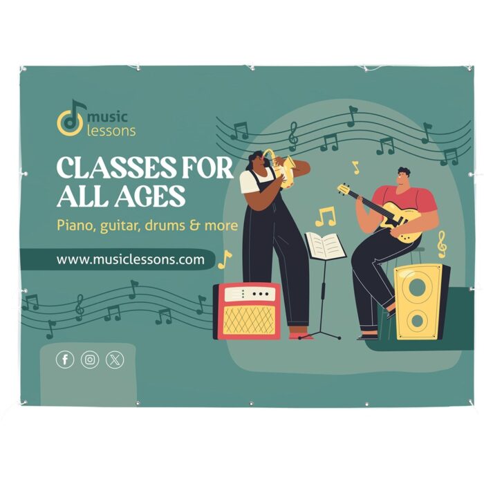 PVC Banner 2m x 1.5m - Image 1