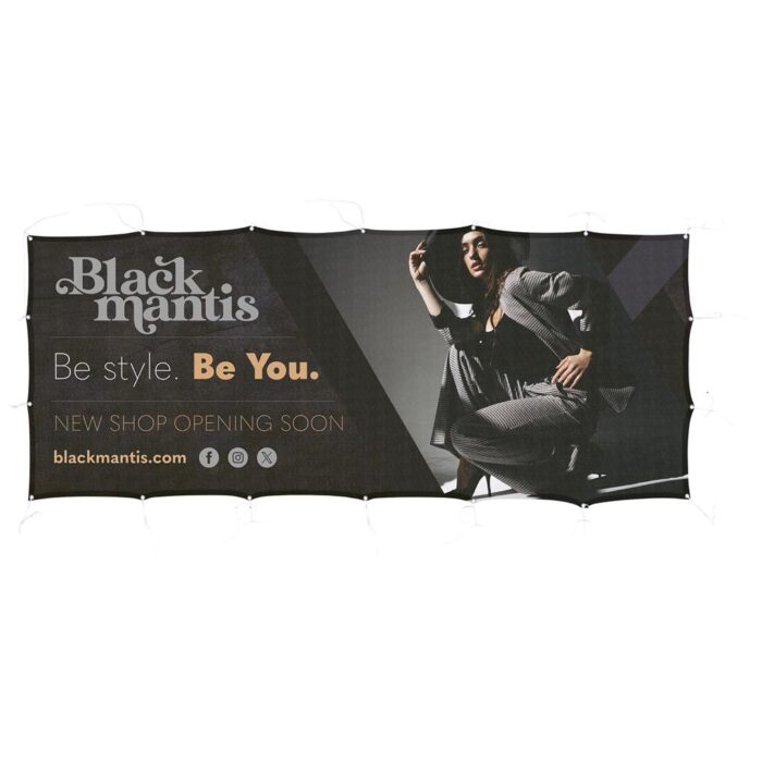 Sublimated Airtex Fabric Fence Banner 3 m x 1.2m - Image 1