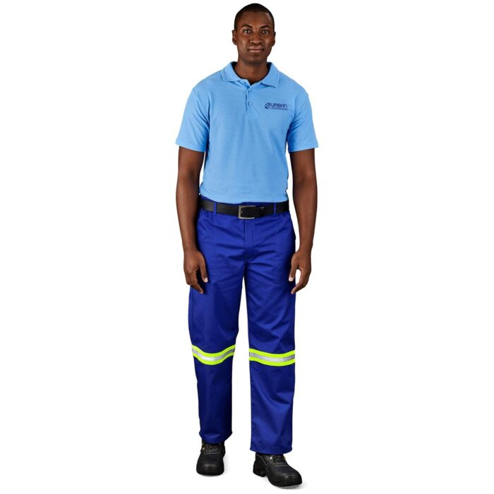 Site Premium Polycotton Pants - Reflective Legs - Yellow Tape - Image 1