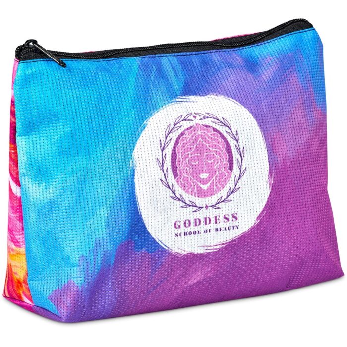 Pre-Production Sample Hoppla Leanne Recycled PET Stitch-Bond Maxi Toiletry Bag - Image 1