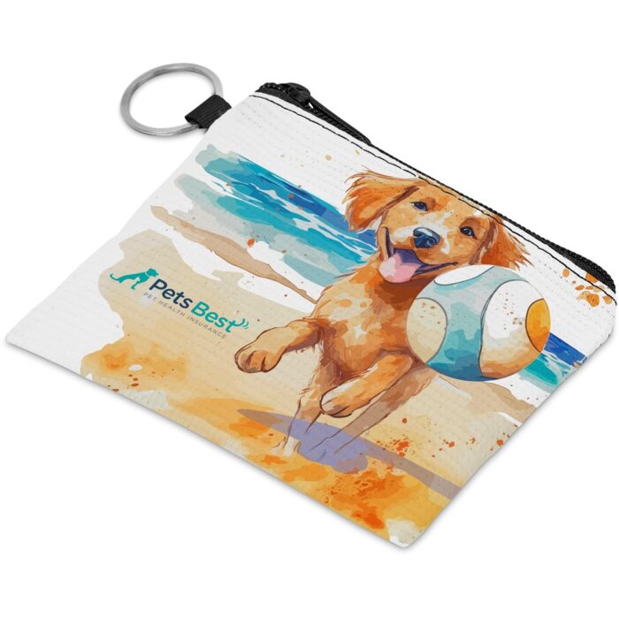 Pre-Printed Sample Hoppla Quirky Recycled PET Credit Card & Coin Purse - Image 1