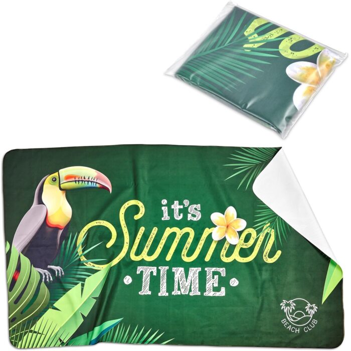 Pre-Printed Sample Hoppla Hula Beach Towel - Single Sided - Image 1