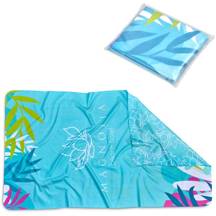 Pre-Printed Sample Hoppla Hula Beach Towel - Dual Branding - Image 1