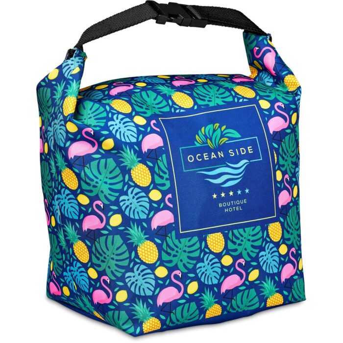 Pre-Printed Sample Hoppla Protea Polyester Lunch Cooler - Image 1