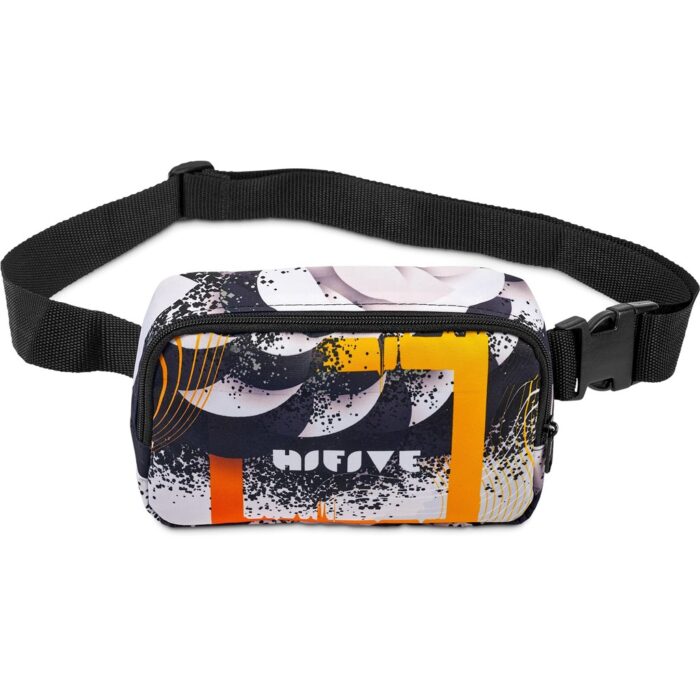 Pre-Printed Sample Hoppla Blyde Polyester Waist Bag - Image 1