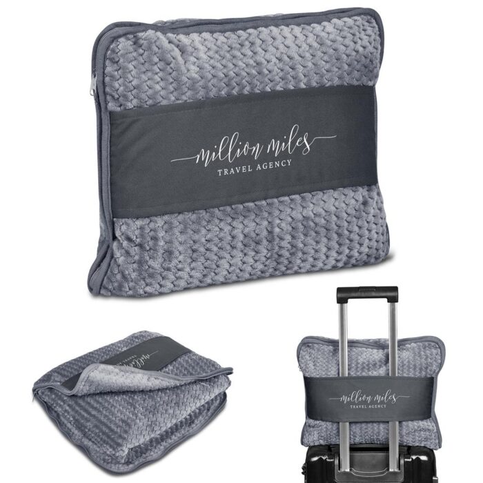 Serendipio Cozytrip Travel Blanket & Pillow - Image 1