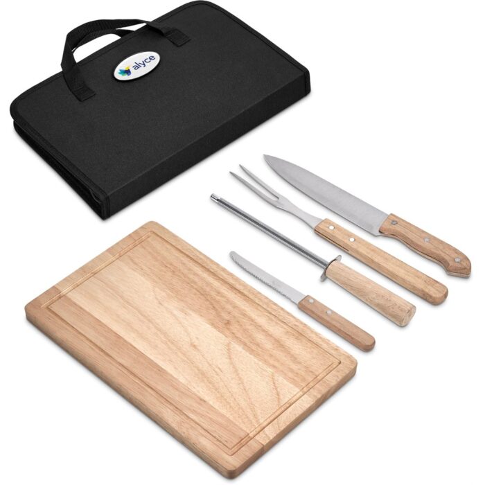 Brenton 5-Piece Braai & Carving Set - Image 1