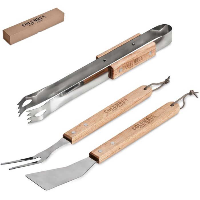 Altitude Palma Bamboo 3-Piece Braai Set - Image 1