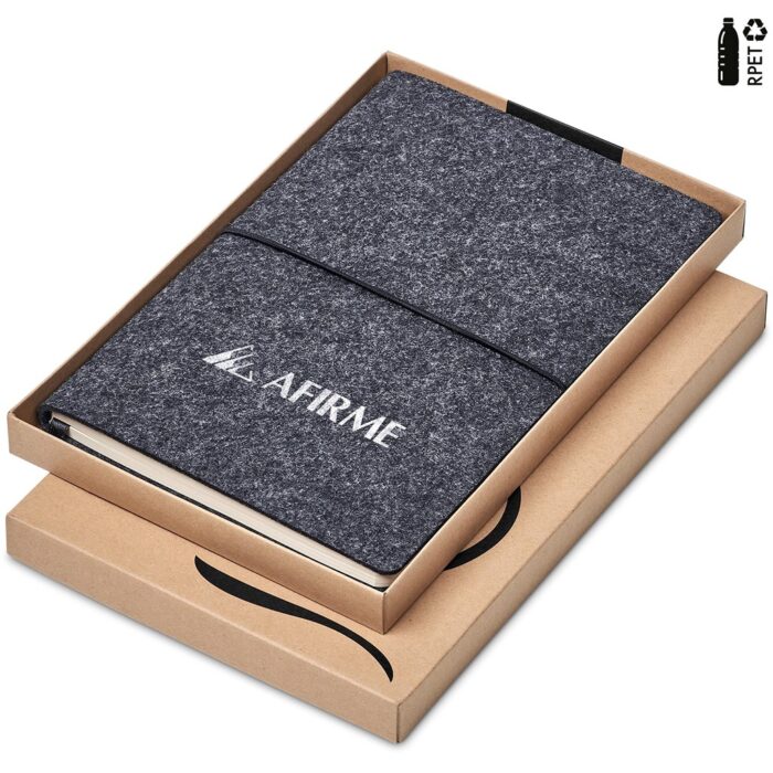 Okiyo Rika Recycled PET Felt A5 Soft Cover Notebook - Image 1