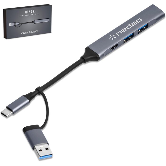 Swiss Cougar Minsk 2-in-1 Connector USB Hub - Image 1