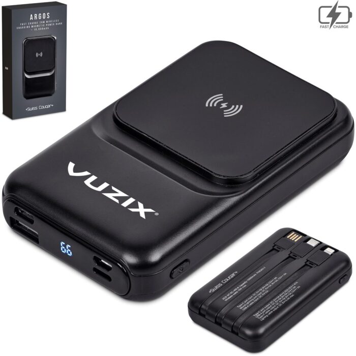 Swiss Cougar Argos Fast Charge 20W Wireless Charging Magnetic Power Bank -10000mAh - Image 1