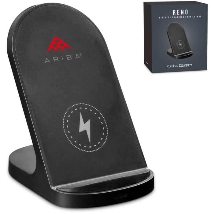 Swiss Cougar Reno Wireless Charging Phone Stand-BL - Image 1