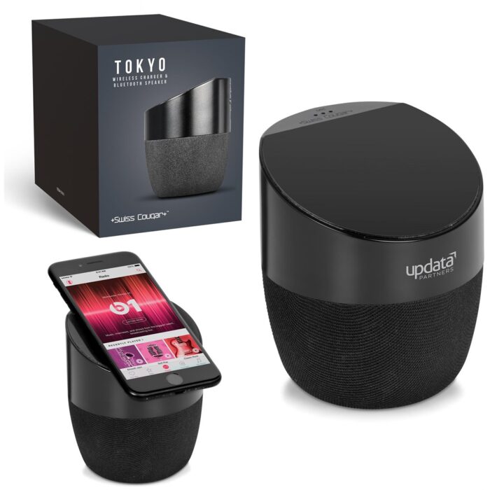 Swiss Cougar Tokyo Wireless Charger & Bluetooth Speaker - Image 1