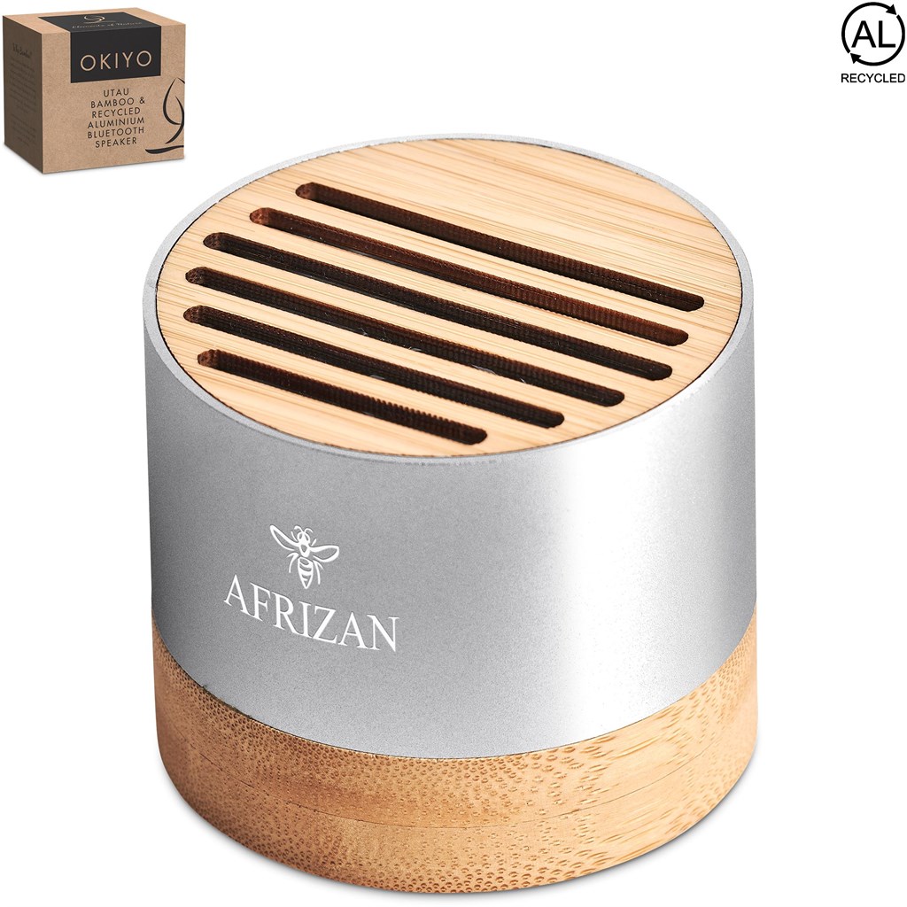 DEFAULT_1024X1024 Okiyo Utau Bamboo & Recycled Aluminium Bluetooth Speaker - Image 1