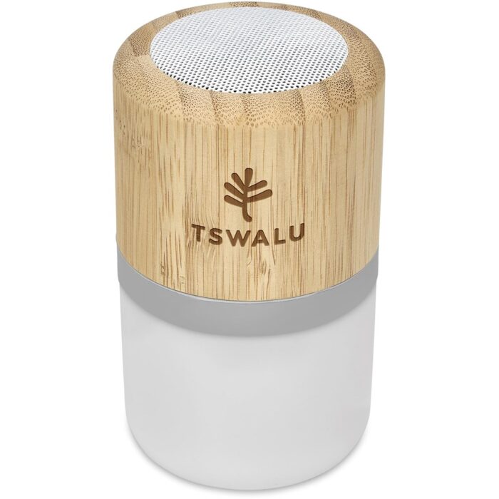 Okiyo Heiwa Bamboo Bluetooth Speaker & Night Light - Image 1