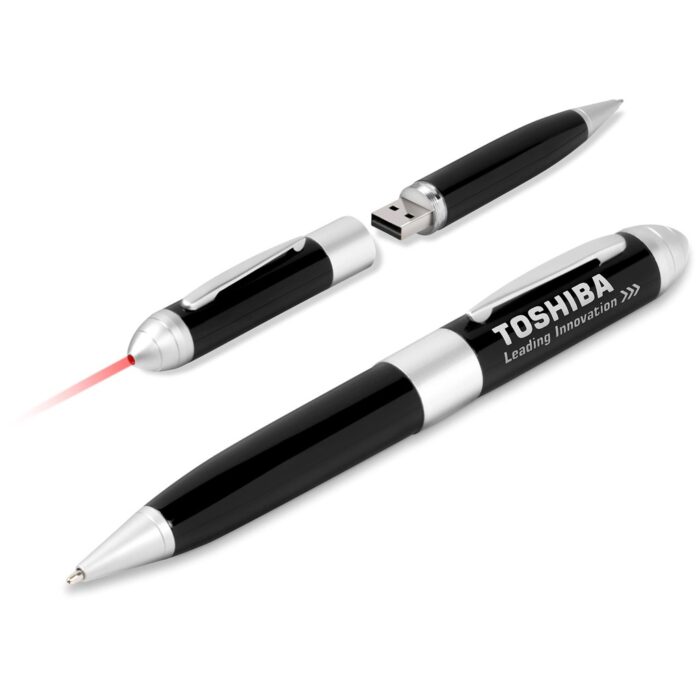 Kilobyte Flash Drive Pen & Laser Pointer - 8GB - Image 1