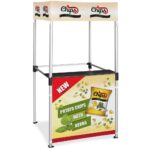 Ovation Sublimated Gazebo 1m X 1m Kiosk - 1 Half-Wall Skin - Image 7