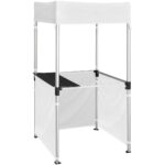 Ovation Sublimated Gazebo 1m X 1m Kiosk - 3 Half-Wall Skins - Image 4