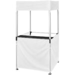 Ovation Sublimated Gazebo 1m X 1m Kiosk - 3 Half-Wall Skins - Image 2