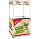 Ovation Sublimated Gazebo 1m X 1m Kiosk - 3 Half-Wall Skins - Image 9