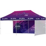 Ovation Sublimated Gazebo 6m X 3m - 1 Long Full-Wall Skin - 1 Short Full-Wall Skin - Image 8