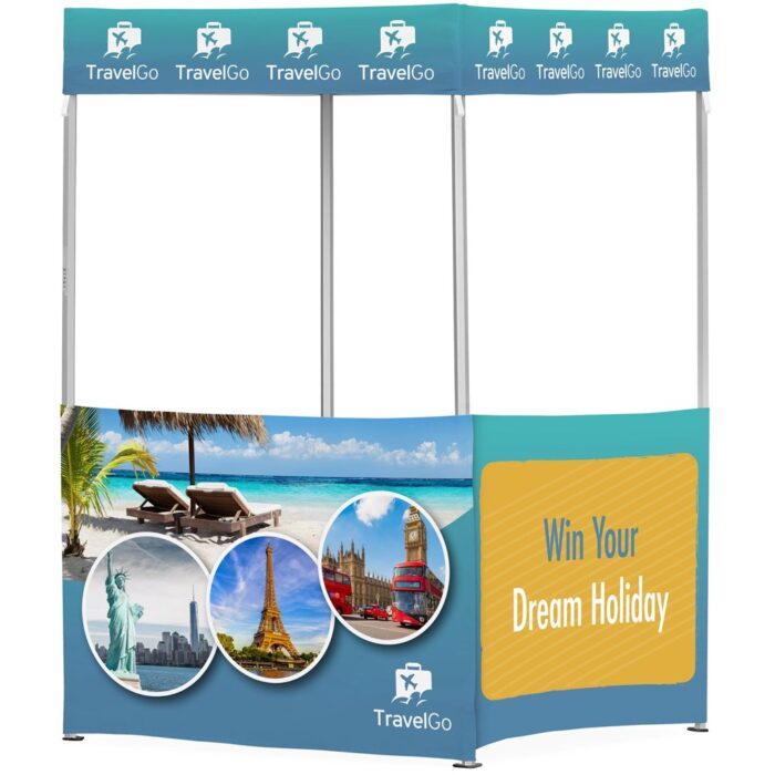 Ovation Sublimated Gazebo 1.5m X 1.5m - 2 Half-Wall Skins - Image 11