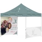 Ovation Sublimated Gazebo 3m X 3m - 1 Half-Wall Skin - 1 Full-Wall Skin - Image 5