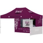 Ovation Sublimated Gazebo 4.5m X 3m - 1 Short Half-Wall Skin - 1 Long Full-Wall Skin - Image 11