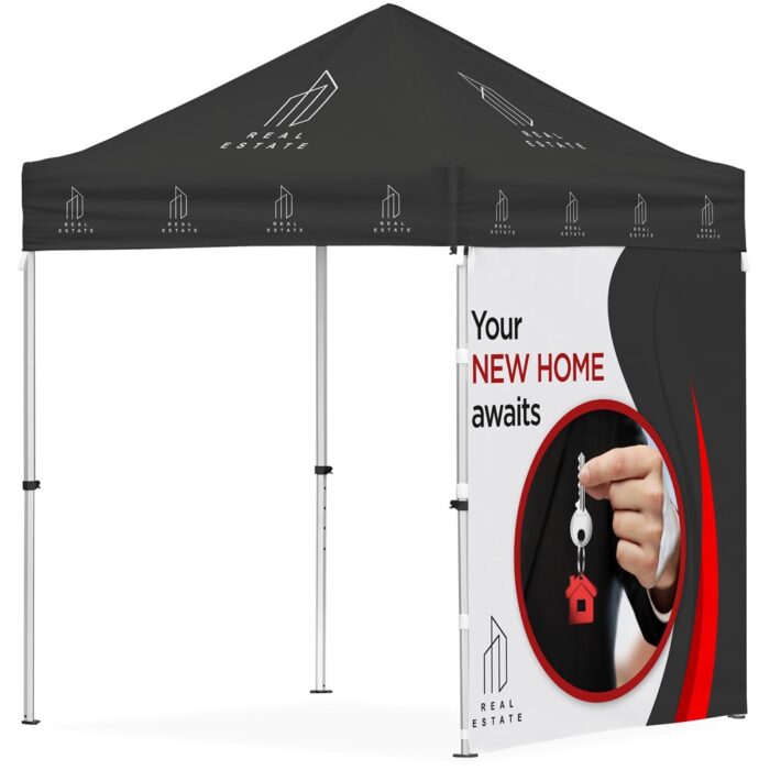 Ovation Sublimated Gazebo 2m X 2m Petite Frame - 1 Full Wall Skin - Image 3
