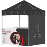 Ovation Sublimated Gazebo 2m X 2m Petite Frame - 3 Half-Wall Skins - 1 Full Wall Skin - Image 2