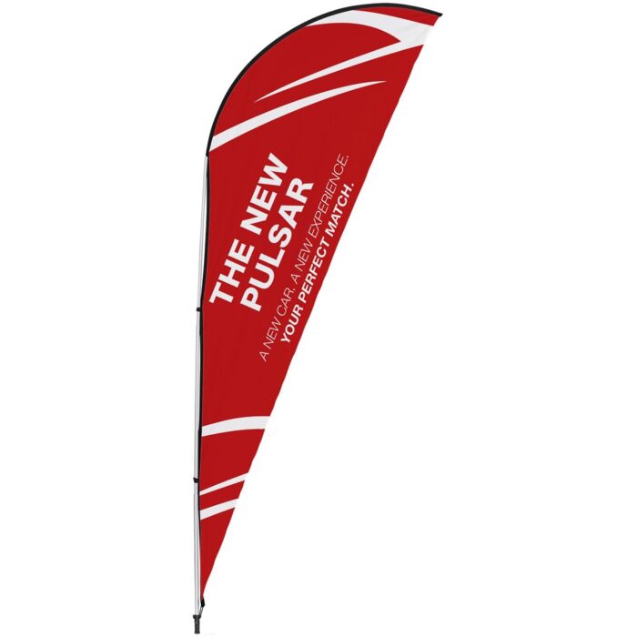Legend 2M Sublimated Sharkfin Double-Sided Flying Banner - 1 complete unit - Image 8