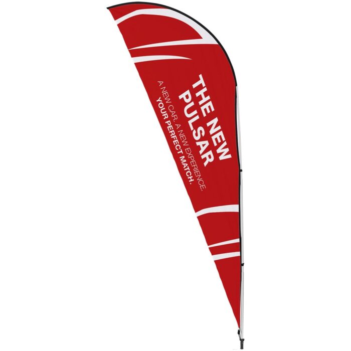 Legend 2M Sublimated Sharkfin Double-Sided Flying Banner - 1 complete unit - Image 6