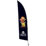 Legend 2M Sublimated Arcfin Double-Sided Flying Banner - 1 complete unit - Image 2