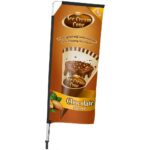 Legend 2M Sublimated Telescopic Double-Sided Flying Banner - 1 complete unit - Image 11
