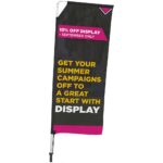 Legend 2M Sublimated Telescopic Double-Sided Flying Banner - 1 complete unit - Image 9