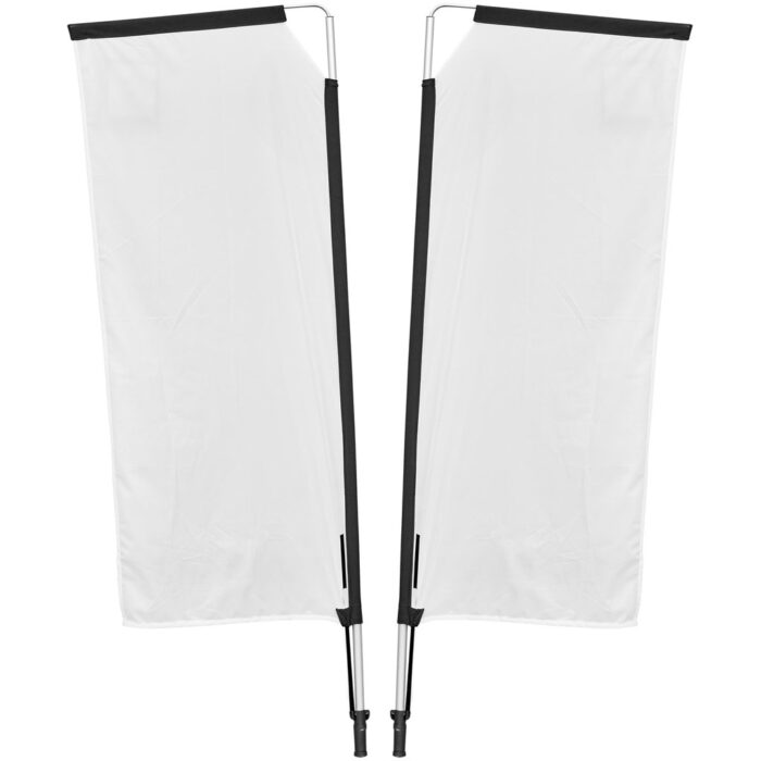 Legend 2M Sublimated Telescopic Double-Sided Flying Banner - 1 complete unit - Image 3