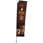 Legend 3M Sublimated Telescopic Double-Sided Flying Banner - 1 complete unit - Image 3
