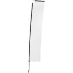 Legend 4M Sublimated Telescopic Double-Sided Flying Banner - 1 complete unit - Image 5
