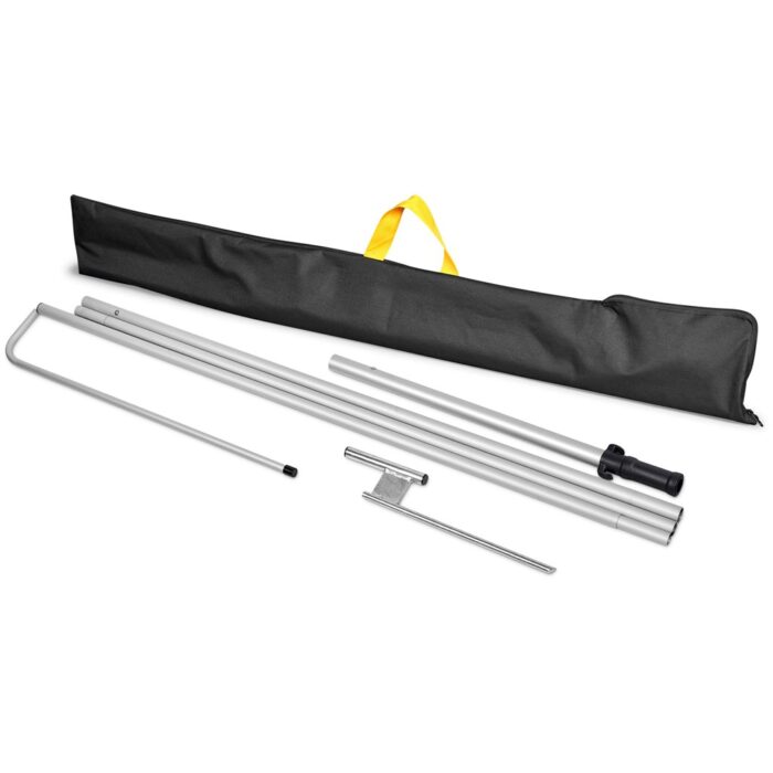 Legend 4M Sublimated Telescopic Double-Sided Flying Banner - 1 complete unit - Image 3