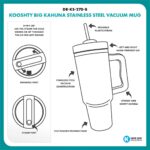 Kooshty Big Kahuna Stainless Steel Vacuum Mug – 1.2 Litre - Image 9