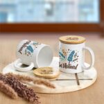 Okiyo Sozo Bamboo & Ceramic Sublimation Coffee Mug - 330ml - Image 21