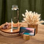 Okiyo Kenko Phone Stand Glass Water Bottle – 700ml - Image 4