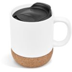 Serendipio Sienna Cork & Ceramic Sublimation Coffee Mug - 340ml - Image 12