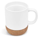 Serendipio Sienna Cork & Ceramic Sublimation Coffee Mug - 340ml - Image 7